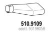 ASSO 510.9109 Exhaust Pipe